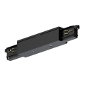 Alimentation centre pour rail univ 3ph 7p noir