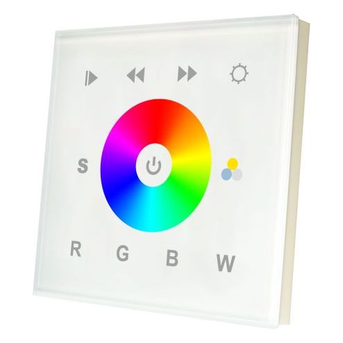 Panneau mural rgb(w) 12-24vdc dmx blanc