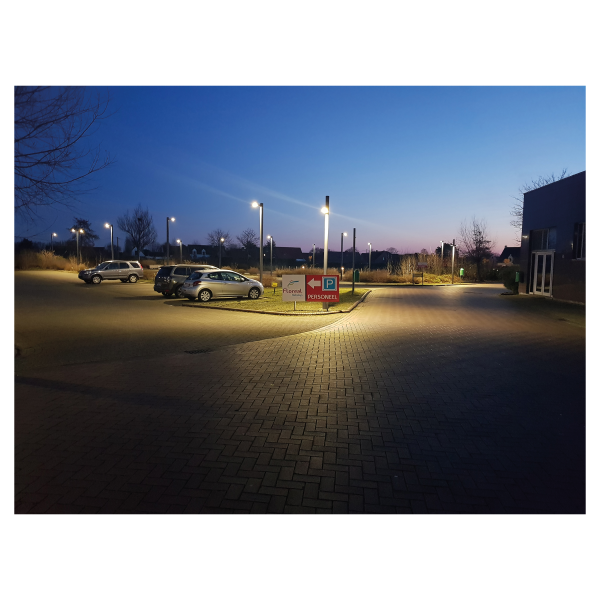 Led streetlight mini 28w dark grey 4000k 65x155°