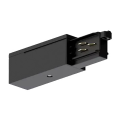 Alimentation droit pour rail univ 3ph 7p noir