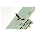 Façade Confidence Laiton  Vieux Bronze double horizontale 6 PUSH sans vis (186-417M)