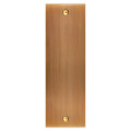 Façade Confidence Laiton  Vieux Bronze étroite longue 2 gros PUSH à vis (129-417)