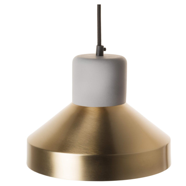 Steel Wood Lamp béton Or Mat 240 centimetre de diametre (SPE210391)