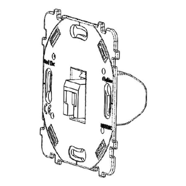 Mécanisme à connexion automatique rj45 cat6a blindé (3m) pour collection désir, hitera et karo