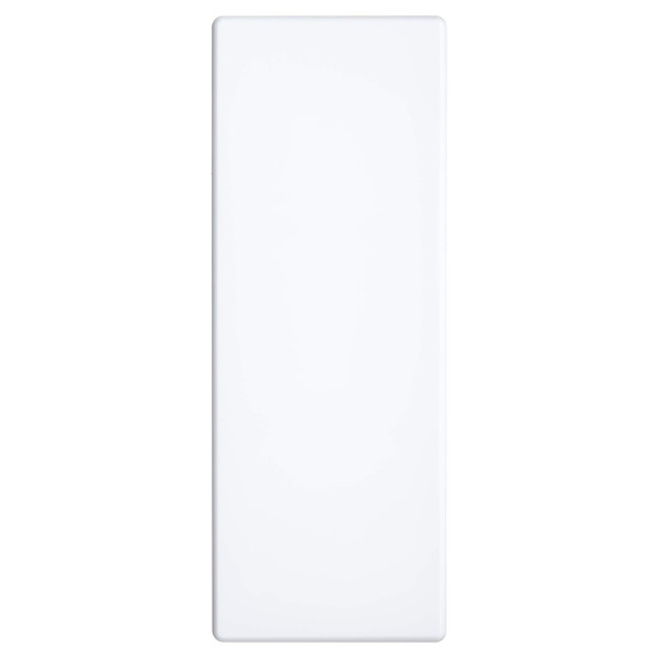 Façade hitera blanc soft touch triple verticale 2 basculeurs prise 2p+t prise 2p+t