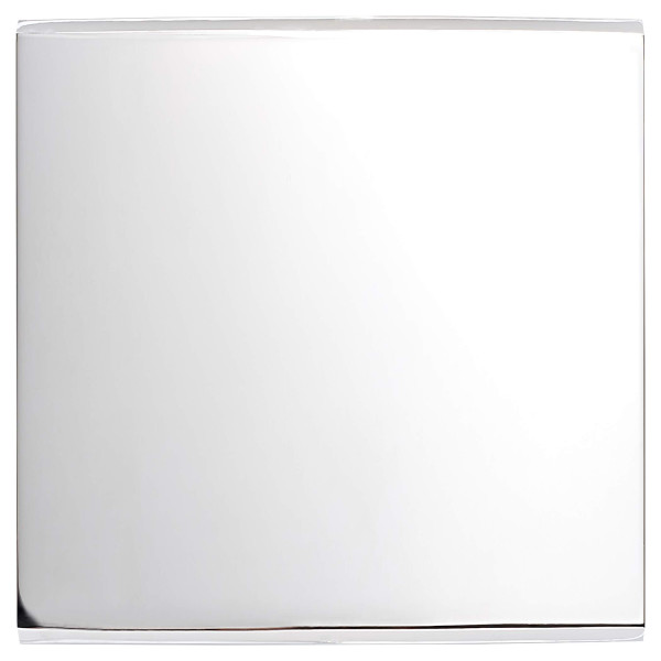 Façade confidence laiton chrome miroir simple prise sol 1 emplacement pour chargeur usb ou média