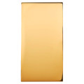 Façade Confidence Laiton  Or Miroir double verticale 2 PUSH sans vis (162-421M)