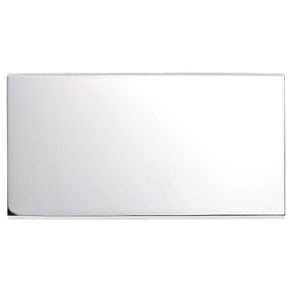 Façade confidence laiton chrome miroir double horizontale prise schuko prise tv magnétique