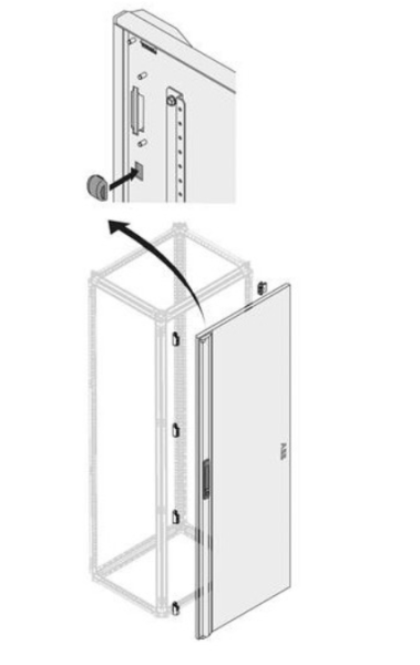 Porte ip30/40 pleine h=2000mm l=300mm (x1)