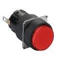 voyant rond diam 16 IP 65 rouge DEL intégrée 24 V cosses