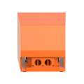 interrupteur à pied simple XPER avec capot métallique orange 1O plus 1F