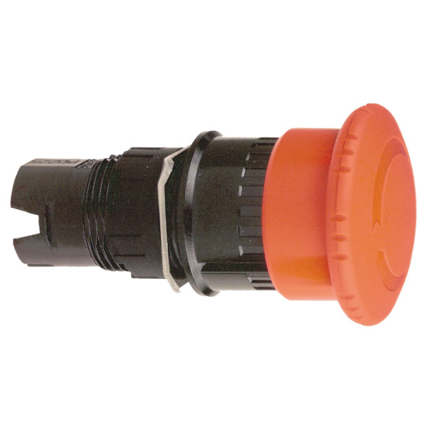 tête pour bouton poussoir diam 30 mm tourner pour déverrouiller diam 16 rouge