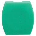 capsule lisse vert pour poussoir lumineux carré diam 16
