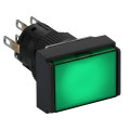 boutonpoussoir lumineux vert diam 16 à impulsion affleurant 24 V 2OF