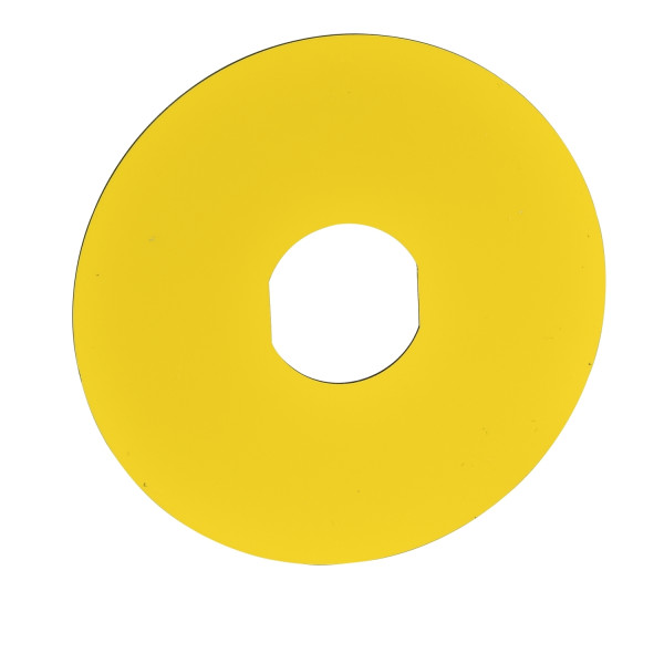 Harmony étiquette circulaire Ø90mm - jaune - non marquée
