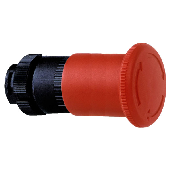 tête pour arrêt d urgence diam 40 mm tourner pour déverrouiller diam 22 rouge