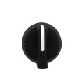 Harmony tête de bouton tournant - 3 positions - Ø22- noir
