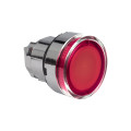 Harmony tête de bouton poussoir lumineux - Ø22 - rouge - strié