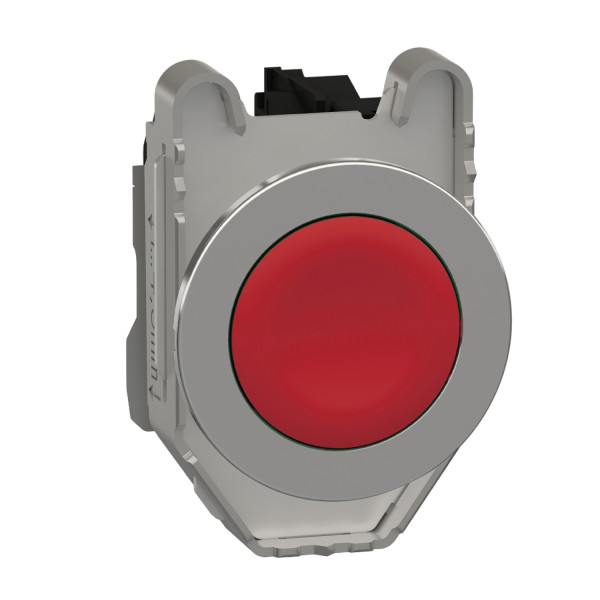 Harmony xb4 - bouton poussoir à impuls - ø22 - flush - rouge - 1o - vis étrier