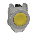 Harmony xb4 - bouton poussoir à impuls - ø22 - flush - jaune - 1f - vis étrier