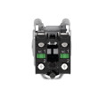 Harmony xb4 - bouton tournant à manette - ø22 - flush - 3 pos rap c - noir - 2f