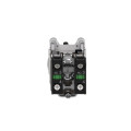 Harmony xb4 - bouton à clé 455 - ø22 - flush - 3 pos fix - retr gcd - 2f - vis