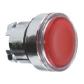 Harmony tête de bouton poussoir - Ø22 - pour insertion étiquette - rouge