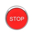 Harmony tête de bouton poussoir - Ø22 - rouge - STOP