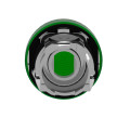 Harmony tête de voyant - Ø22 - rond - cabochon strié vert