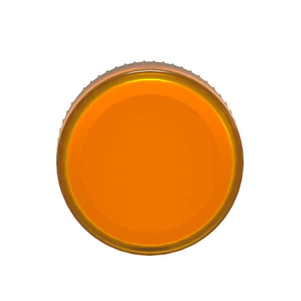 Harmony tête de voyant - Ø22 - rond - cabochon lisse orange