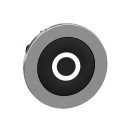 Harmony xb4 - tête bouton poussoir à impulsion - ø22 - flush - marqué - noir