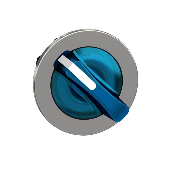 Harmony xb4 - tête bouton à manette lumineux - ø22 - flush - 2 pos fix - bleu