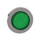 Harmony xb4 - tête bouton poussoir lum del - ø22 - flush - dépassant - vert