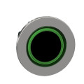 Harmony xb4 - tête bouton poussoir lum del - ø22 - flush - anneau - vert