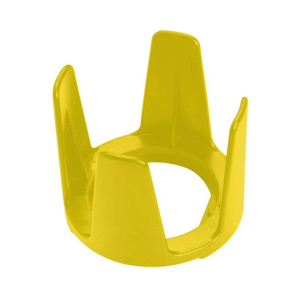 GARDE PROTECTION COUP DE POING HARMONY  PLASTIQUE JAUNE HAUTEUR 37 MM