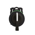 Harmony xb5 - bouton tournant à crosse - ø22 - flush - 3 pos fix - noir - 2f