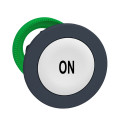 Harmony xb5 - tête bouton poussoir à impulsion - ø22 - flush - marqué - blanc
