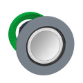 Harmony xb5 - tête bouton poussoir - Ø22 - col flush grise - pour étiq - blanc
