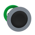 Harmony xb5 - tête de bouton poussoir - Ø22 - col flush grise - noir - vis étr
