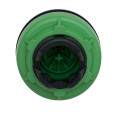Harmony xb5 - tête bouton poussoir à impulsion - ø22 - flush - marqué - vert