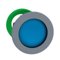 Harmony xb5 - tête de bouton poussoir à impulsion - Ø22 - col flush grise - bleu