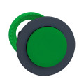 Harmony xb5 - tête bouton pousser-pousser - ø22 - flush - dépassant - vert