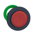 Harmony xb5 - tête bouton pousser-pousser - ø22 - flush - dépassant - rouge