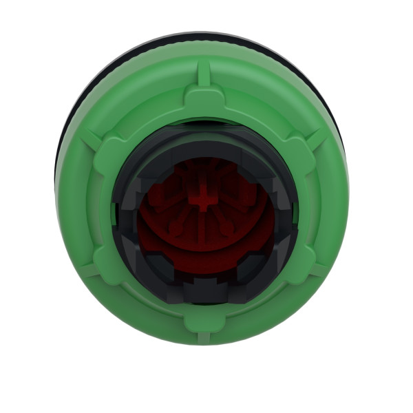 Harmony xb5 - tête bouton poussoir - ø22 - flush - dépassant - marqué - rouge