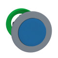 Harmony xb5 - tête bouton poussoir - Ø22 - col flush grise - dépassant - bleu