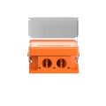interrupteur à pied simple XPER sans capot métallique orange 1O plus 1F