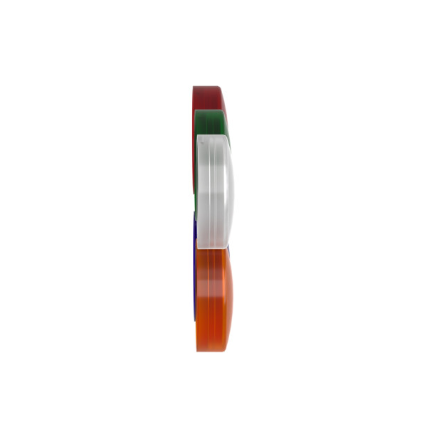 Harmony tête de voyant - Ø22 - rond - cabochon lisse choix de 5 couleurs
