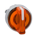 Harmony tête de bouton tournant lumineux - 3 positions Ø22 - orange