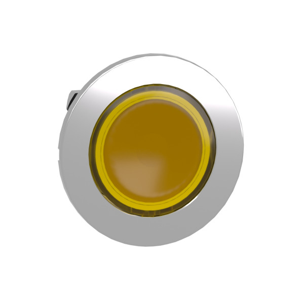 Harmony xb4 - tête bouton poussoir lum del - ø22 - flush - jaune