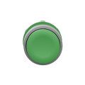 Harmony xb5 - tête bouton poussoir - Ø22 - col grise - dépassant - vert